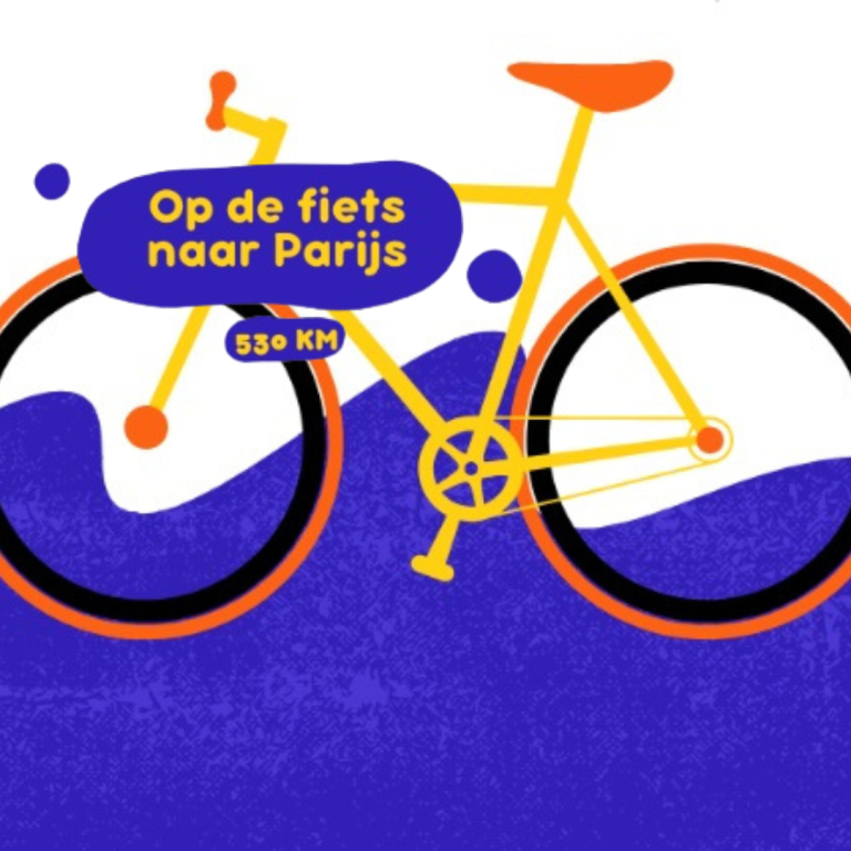 Op de fiets naar Parijs